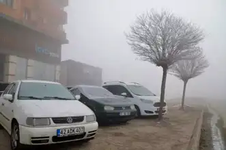 Yüksekova'da Yoğun Sis ve Soğuk, Muş'ta Kar