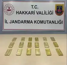 Doğu Anadolu'da 18 Kilo Kaçak Altın Ele Geçirildi