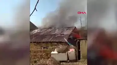 Yüksekova'da Evde Yangın!