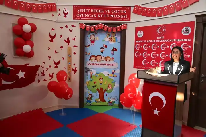 Şehit Yavrular Anısına Kütüphane Açıldı