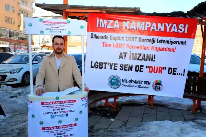 Hakkari'de LGBT Derneklerinin Kapatılması İçin İmza Kampanyası