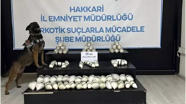 Doğu Anadolu'da Büyük Uyuşturucu Operasyonu: 35 Kilo Metamfetamin Ele Geçirildi